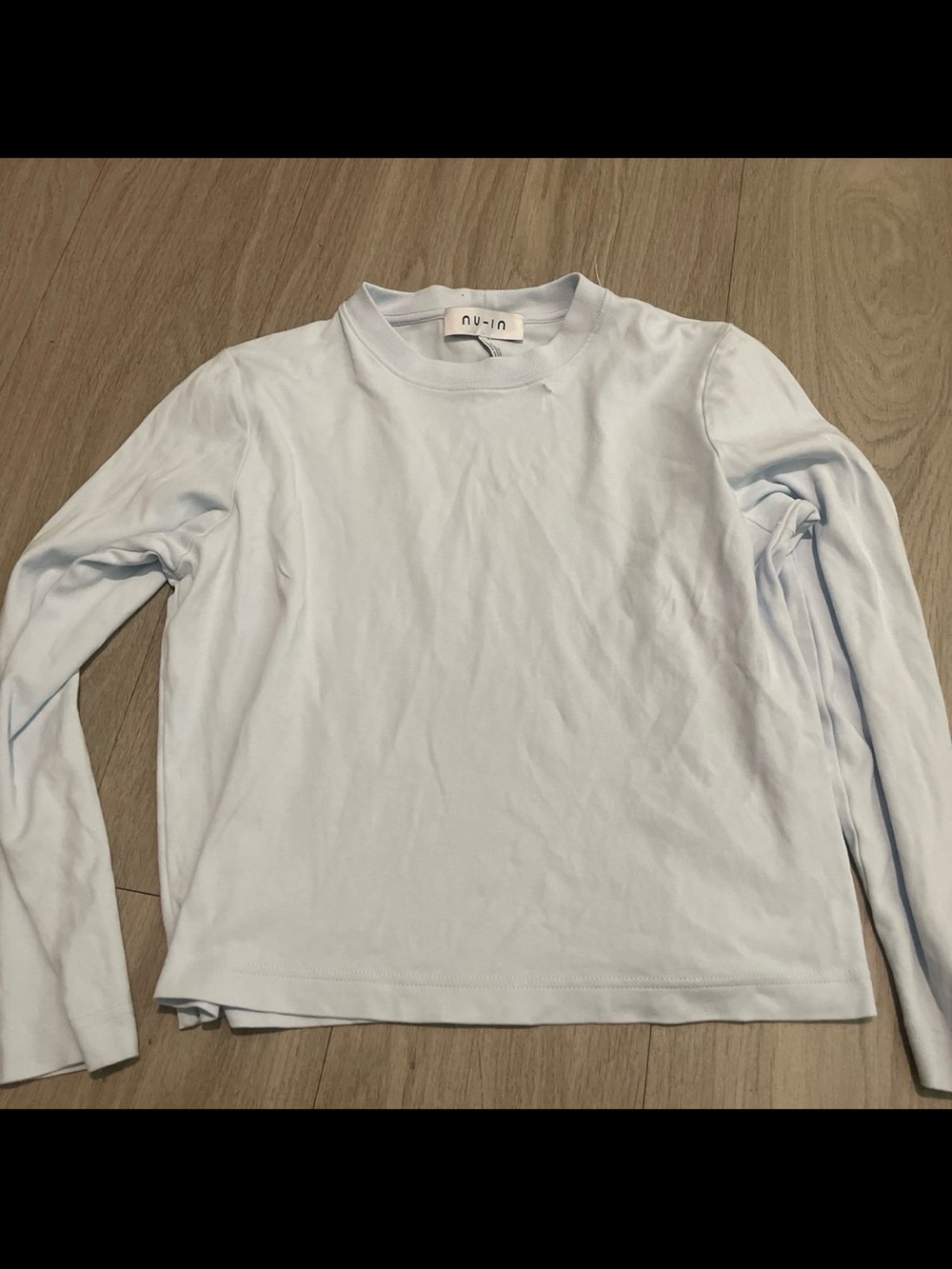 nu-in Light Blue Long Sleeve Tee